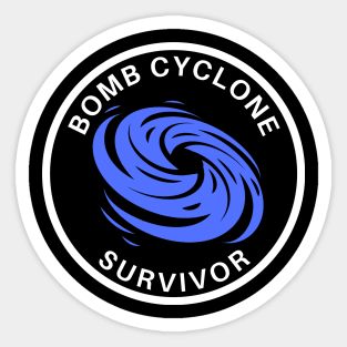 Bomb Cyclone - Survivor Sticker